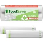 FOODSAVER Sac sous vide FSRE2802X01 2 rouleaux 28cm X 3m