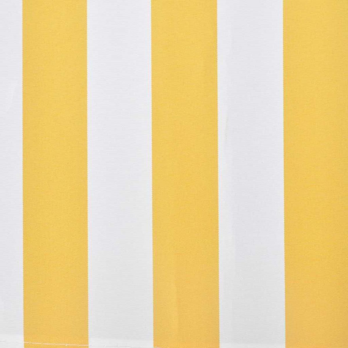 VIDAXL Auvent pliable motorise 400 cm Jaune/blanc