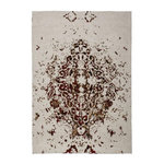 Paris Prix Tapis à Poils Courts Fait Main  Ballerina  Orange. Coloris disponibles : Orange