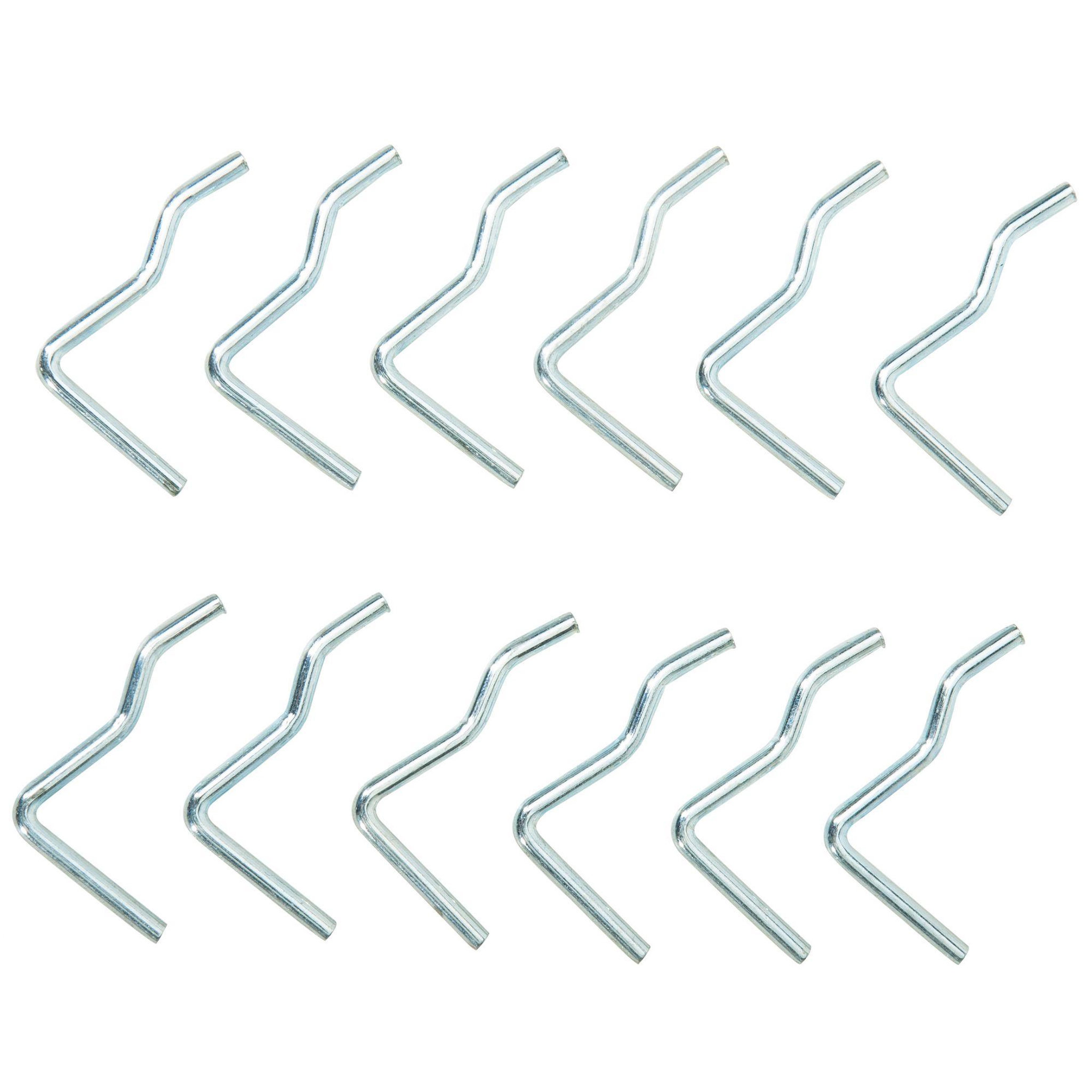 WERKAPRO 12 crochets métalliques pour panneau d'établi