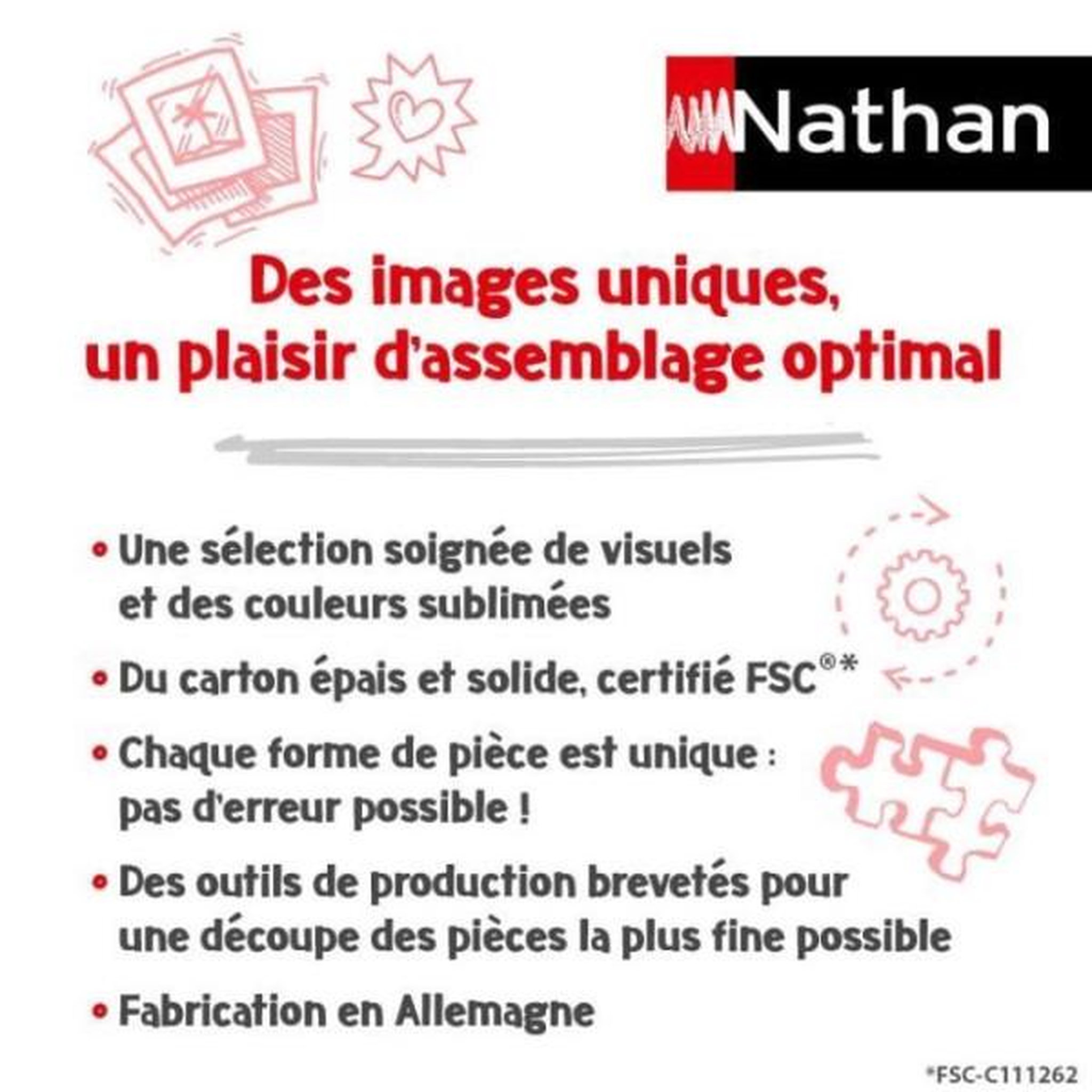 Voir la diapositive 6 : RAVENSBURGER Puzzle 1000 pieces hippie style / cha cha pop, des 14 ans, puzzle de qualité supérieure, collection artiste, 12001443, nathan