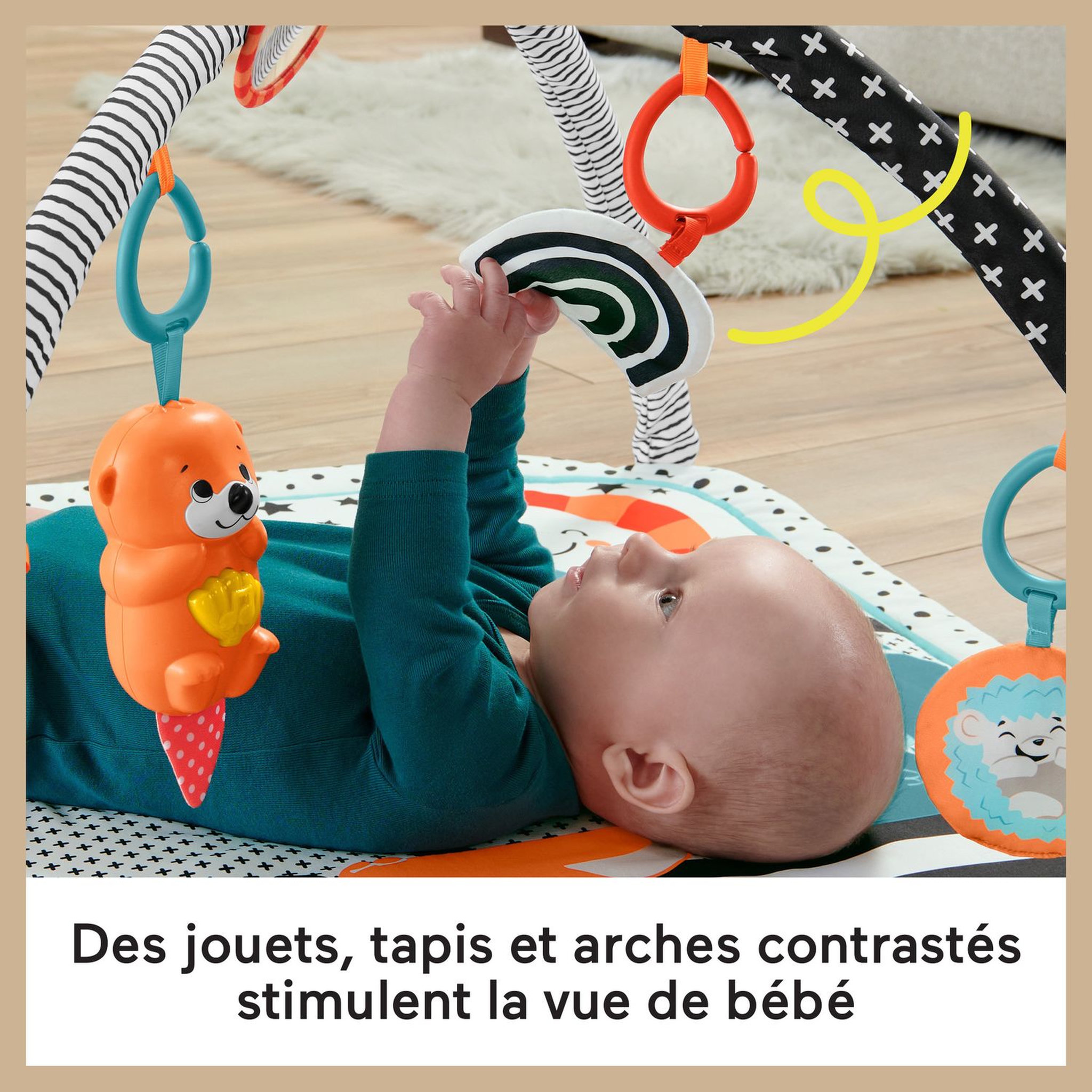 Voir la diapositive 6 : Fisher price Mon tapis d'activités musical 3 en 1 sensoriel