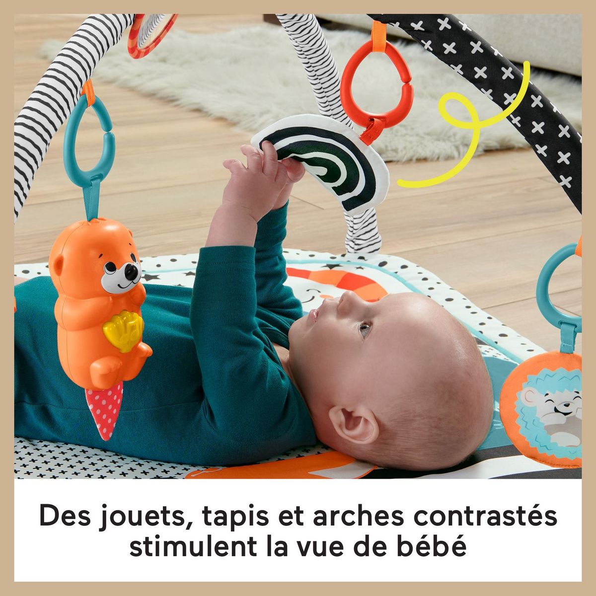 Fisher price Mon tapis d'activités musical 3 en 1 sensoriel