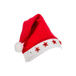 FEERIC LIGHT & CHRISTMAS Chapeau de Noël Adulte à Led  Étoile  39cm Rouge