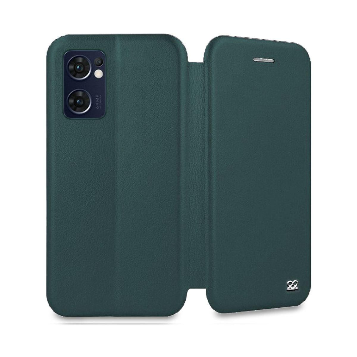 IBROZ Etui Oppo Find X5 Lite Etui Cuir Kaki