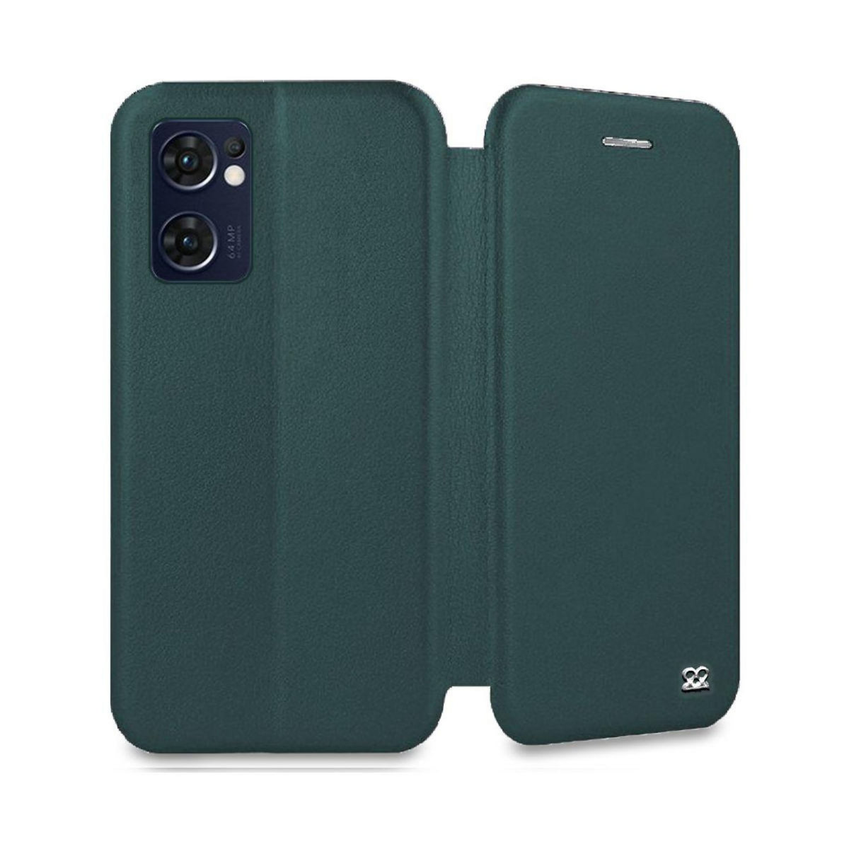 IBROZ Etui Oppo Find X5 Lite Etui Cuir Kaki