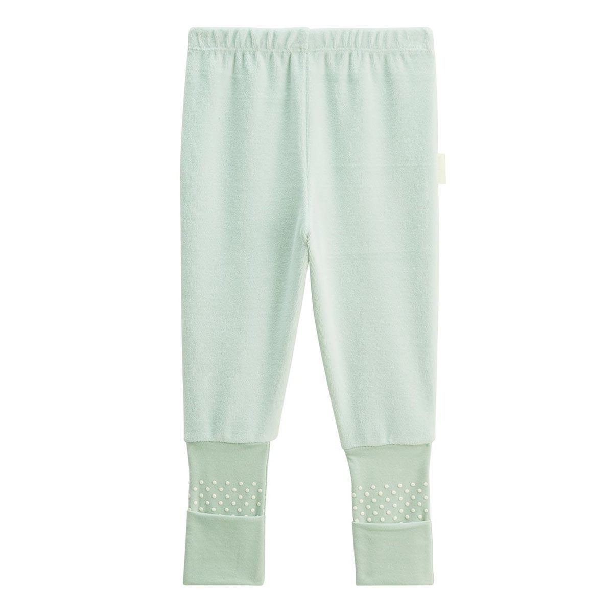 Petit Béguin Lot de 2 pyjamas enfant 2 pièces en velours avec pieds retroussables Oscar