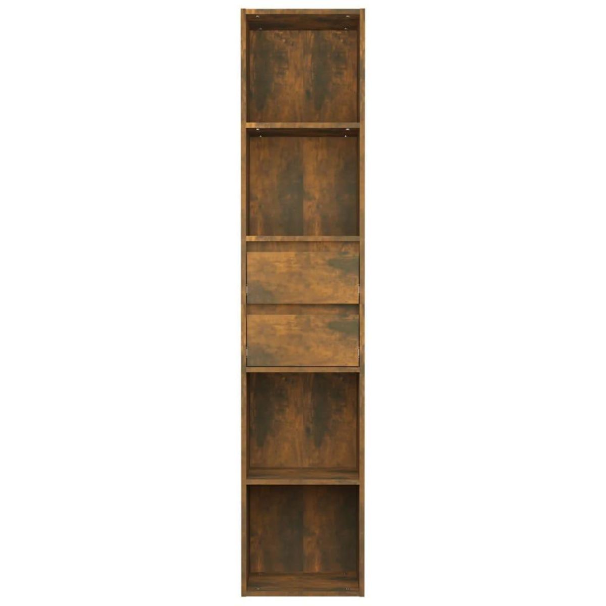 VIDAXL Bibliotheque Chene fume 36x30x171 cm Bois d'ingenierie