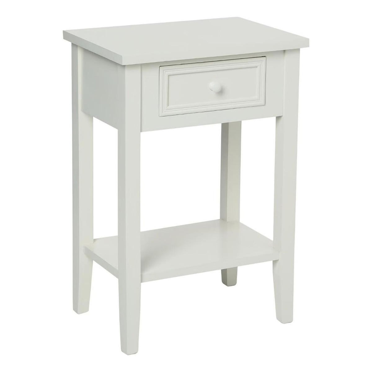 ATMOSPHERA Table de Chevet  Charme  67cm Blanc