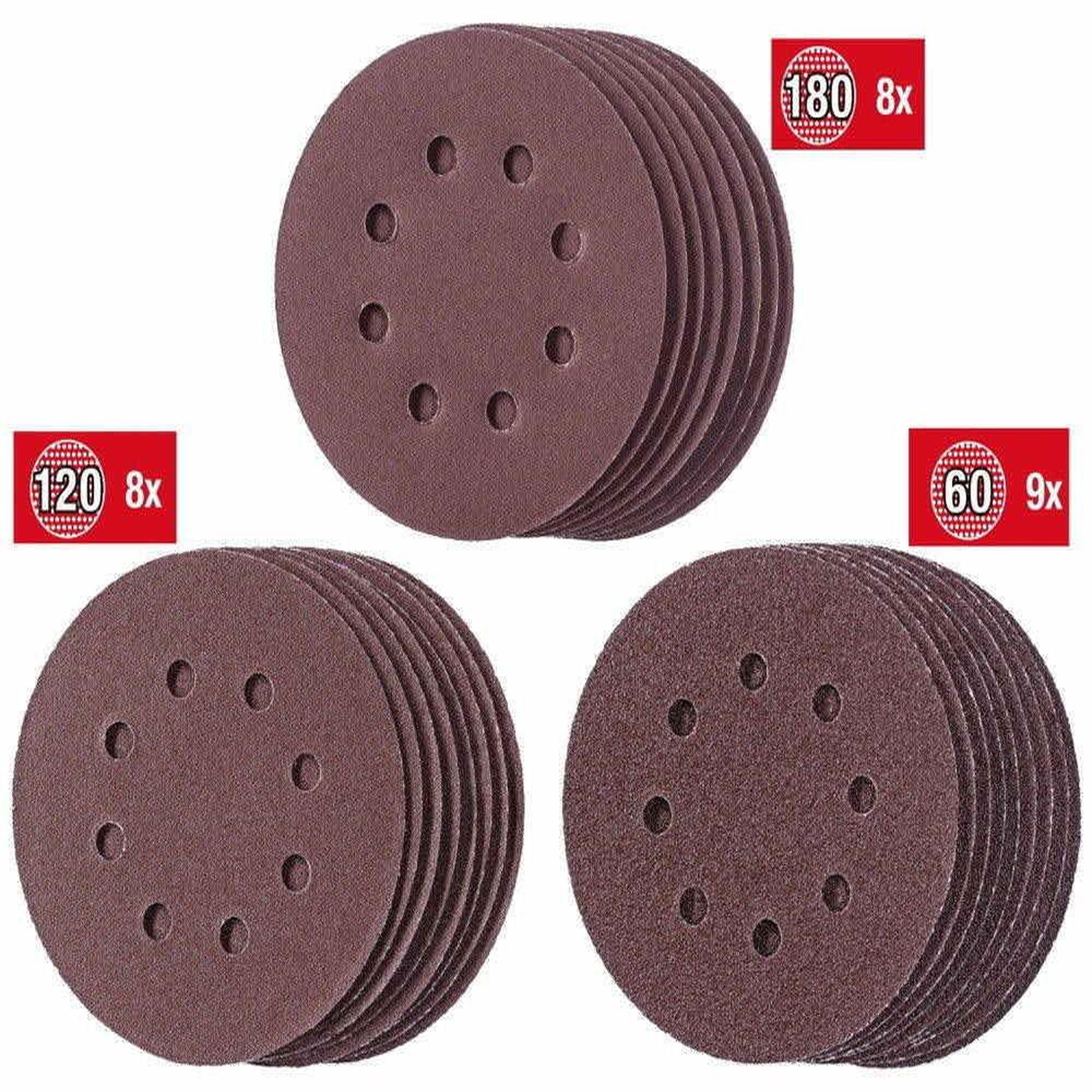 KWB Set de disques de ponçage125mm