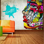 Paris Prix Papier Peint  Graffiti Beauty. Coloris disponibles : Multicolore