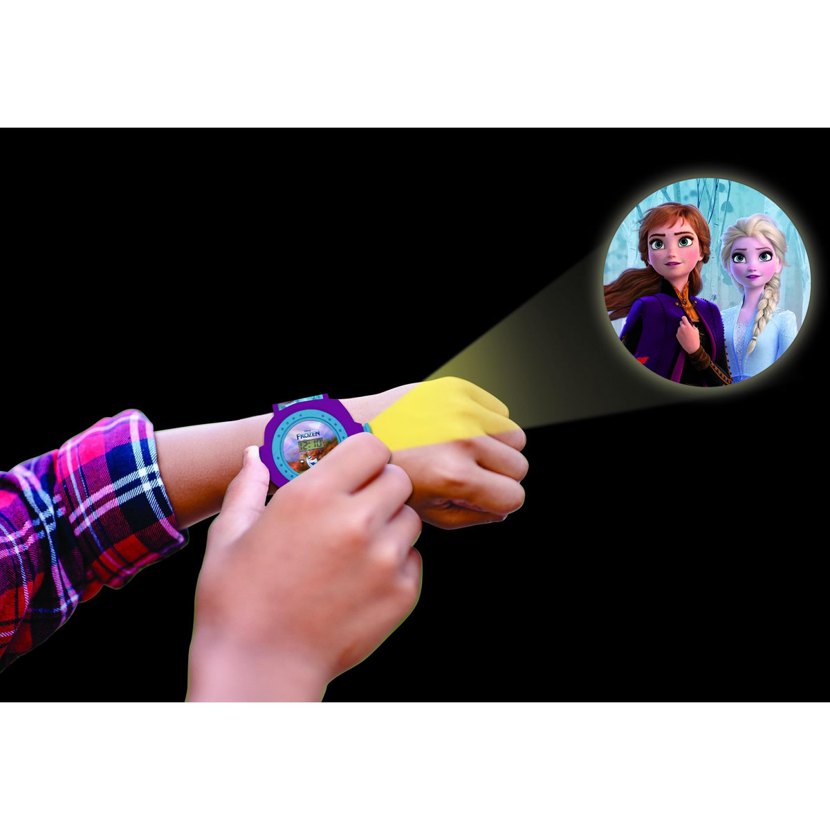 Lexibook Montre digitale avec projection Reine des Neiges