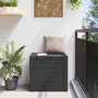 Voir la diapositive 3 : VIDAXL Boîte de stockage jardin Anthracite 58,5x46x55 cm Polypropylene