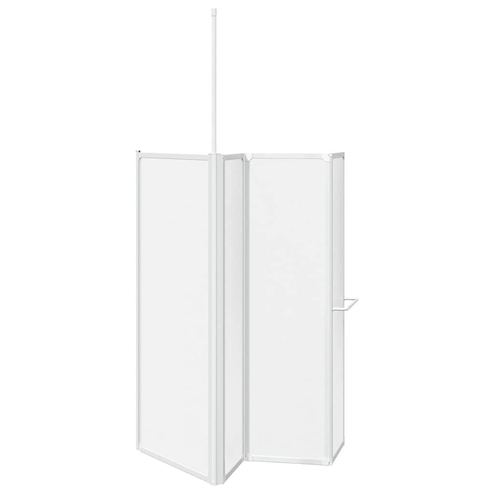 Voir la diapositive 5 : VIDAXL Pare baignoire en l 70x120x137 cm 4 panneaux pliables