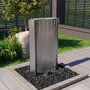 Voir la diapositive 1 : VIDAXL Fontaine de jardin Argente 60,2x37x122,1 cm Acier inoxydable