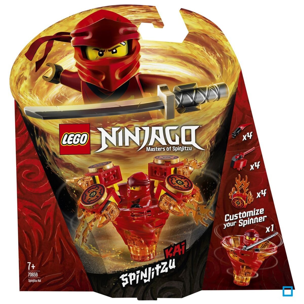 LEGO Ninjago 70659 - Toupie Spinjitzu Kai
