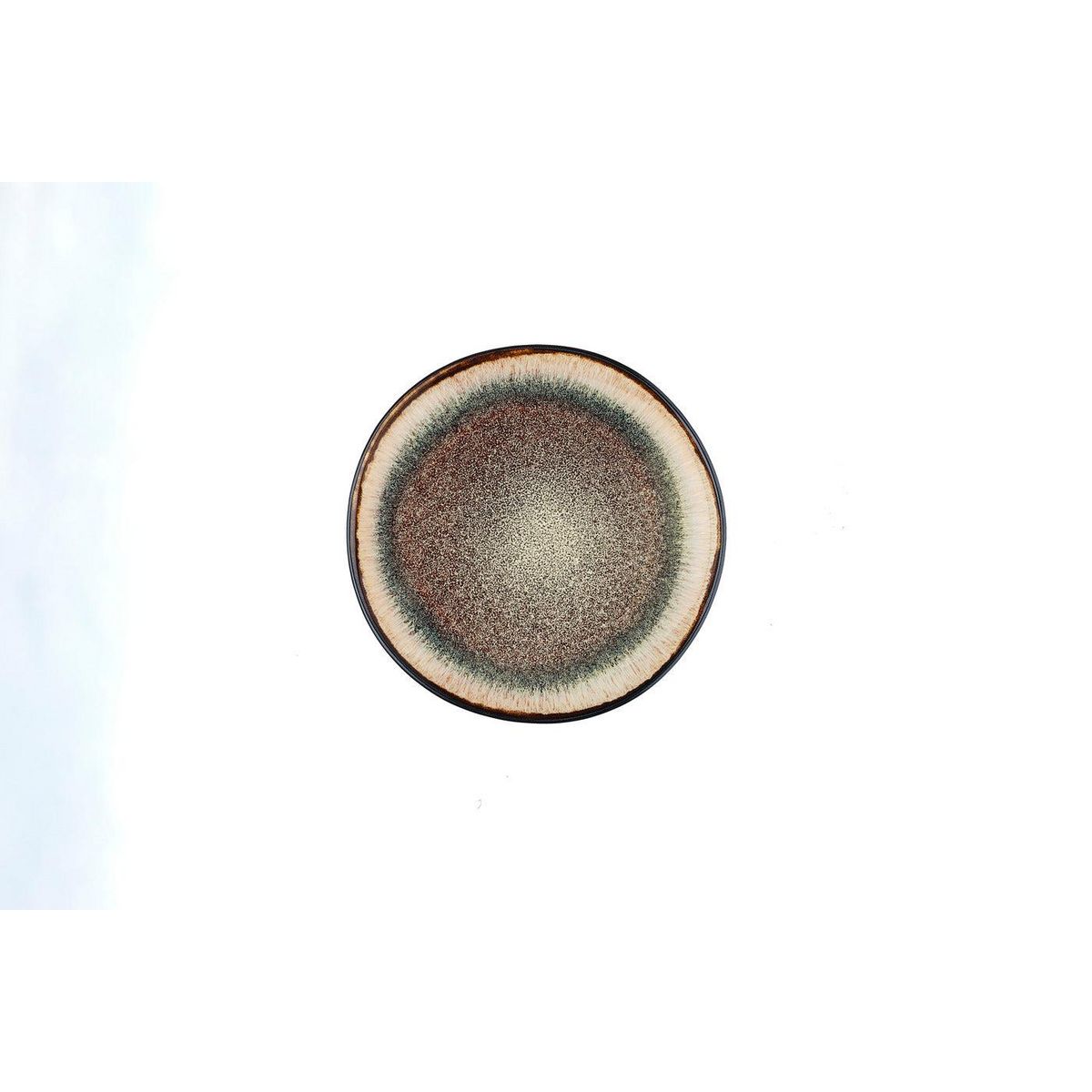 BJORN Assiette IRIS Ø16cm - 6 pièces - Marron sauvage