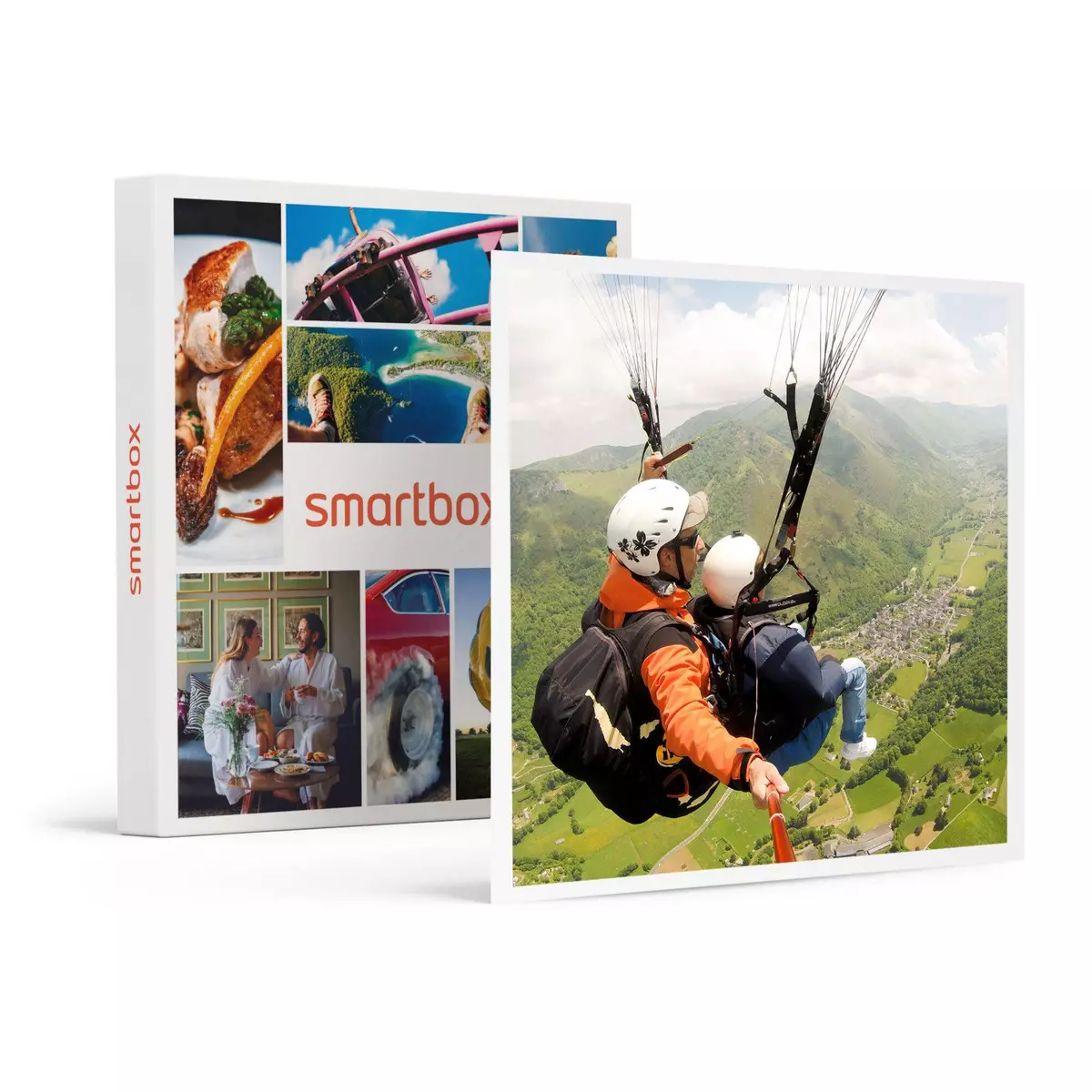 Smartbox Vol parapente en tandem de 15 min près de Lourdes - Coffret Cadeau Sport & Aventure
