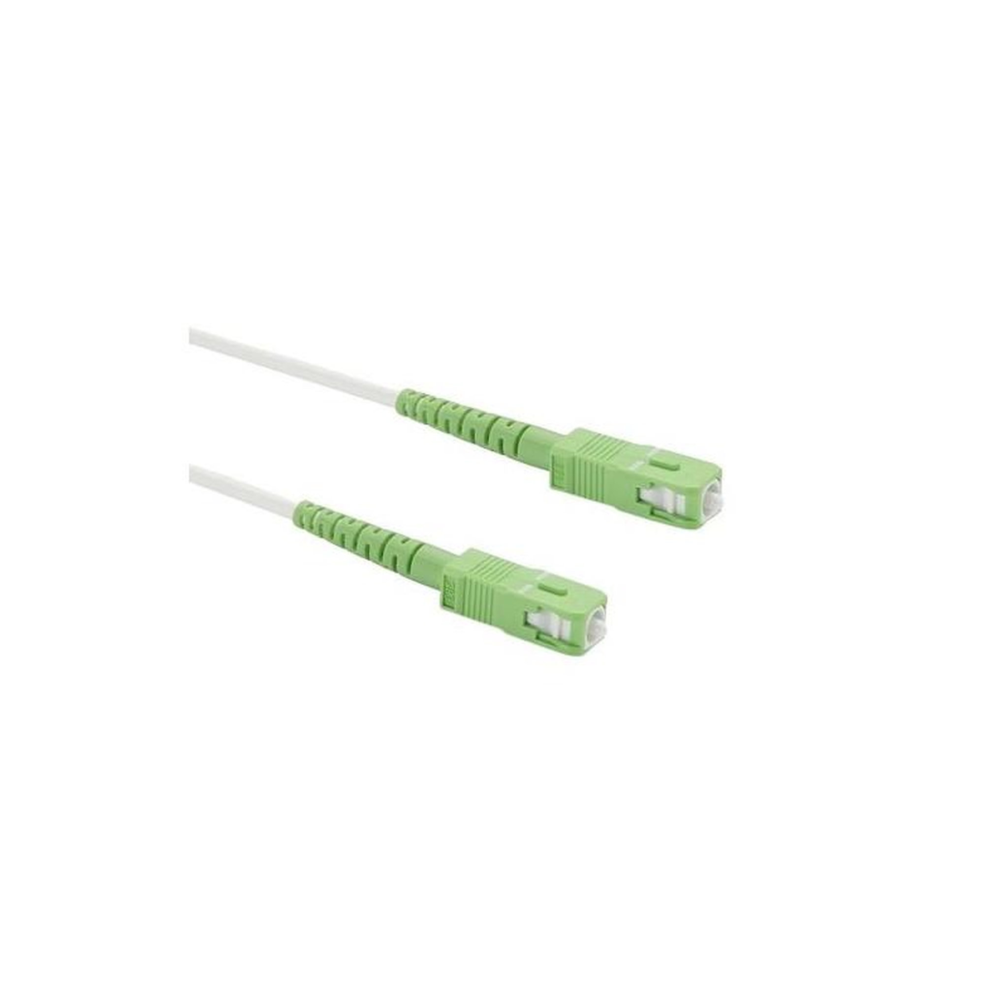 BB9 diffusion Câble Fibre optique D2 Diffusion 3 m Blanc et Vert