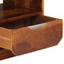 VIDAXL Table de chevet avec tiroir Bois de Sesham 40 x 30 x 50 cm