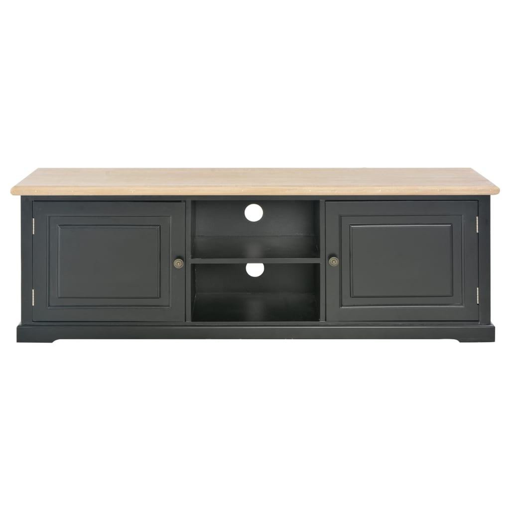 Voir la diapositive 3 : VIDAXL Meuble TV Noir 120x30x40 cm Bois