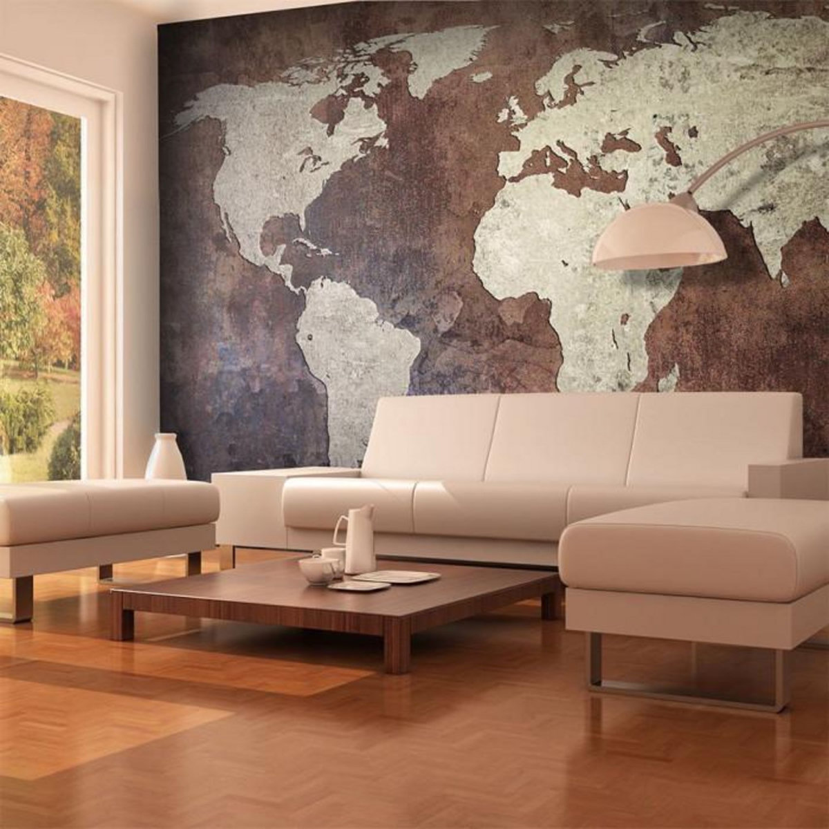 Paris Prix Papier Peint  Continents de Fer  270x450cm
