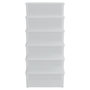Voir la diapositive 3 : VIDAXL Boîtes de rangement en plastique 6 pcs 10 L empilables