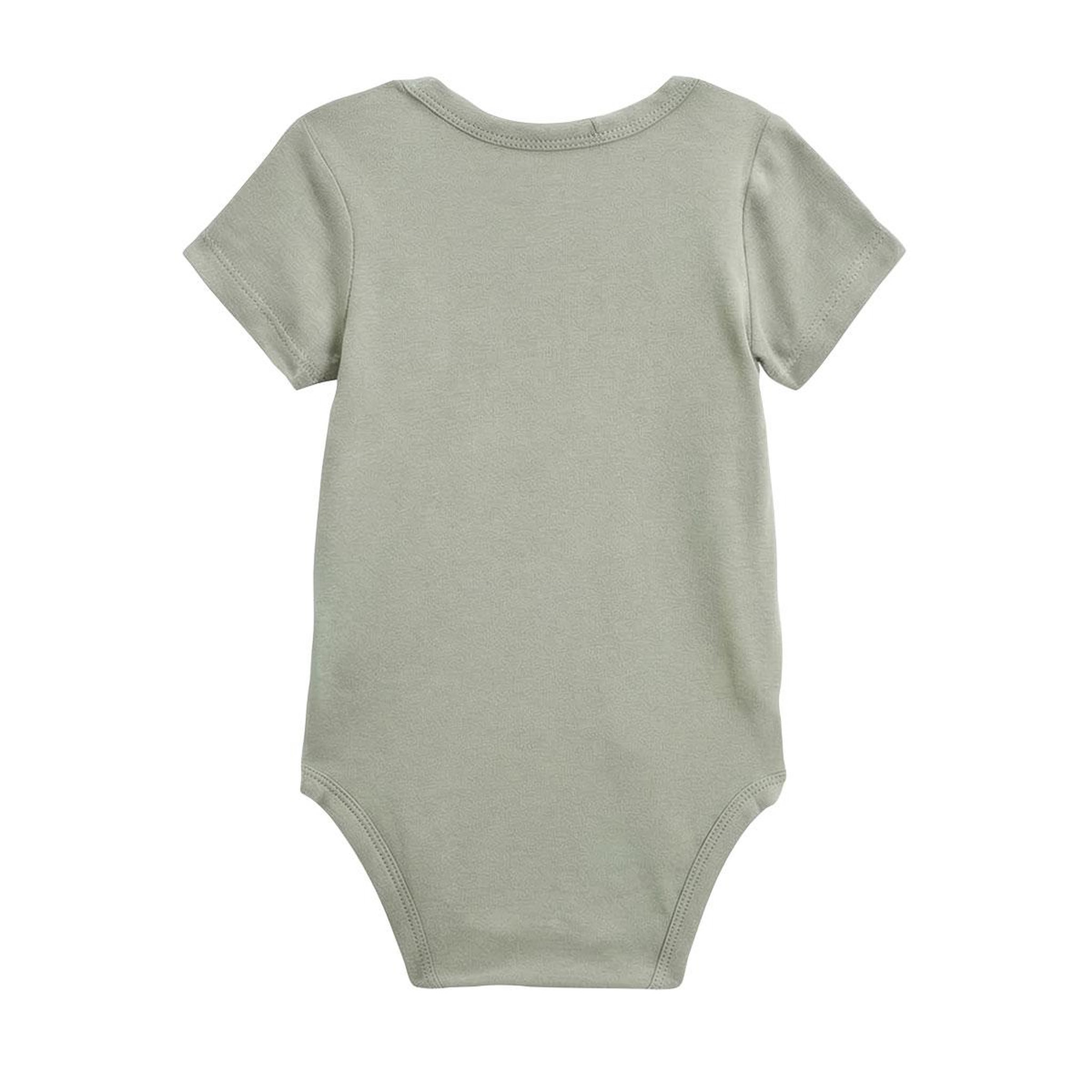 Voir la diapositive 5 : Petit Béguin Lot de 3 bodies bébé manches courtes ouverture croisée mini rêve