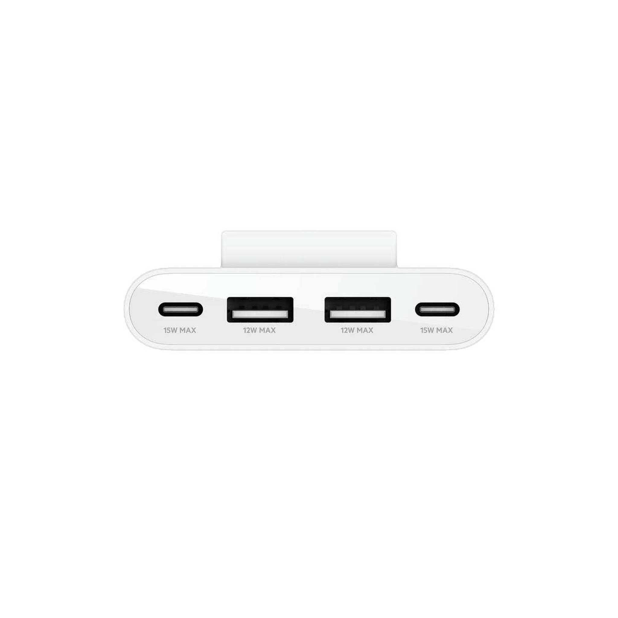 Voir la diapositive 3 : Belkin Hub USB Belkin BoostCharge 30W avec 2 ports USB-C et 2 ports USB-A