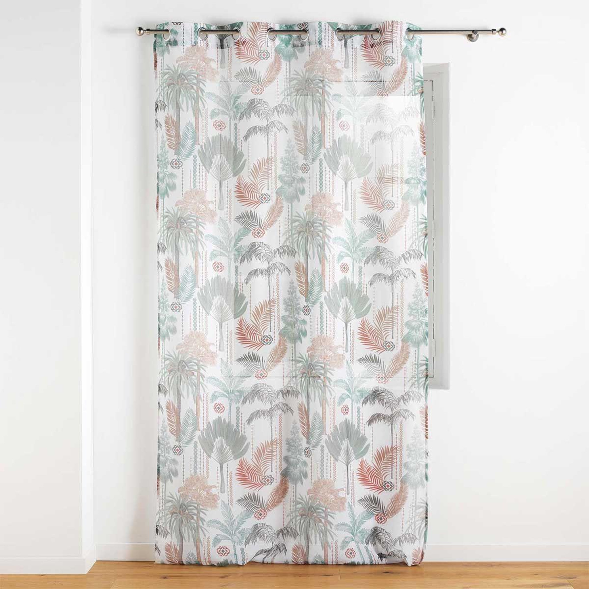Douceur d'Intérieur Rideau voilage à œillets  terra nova  140x280cm multicolore