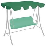 VIDAXL Toit de rechange de balançoire vert 188/168x145/110 cm