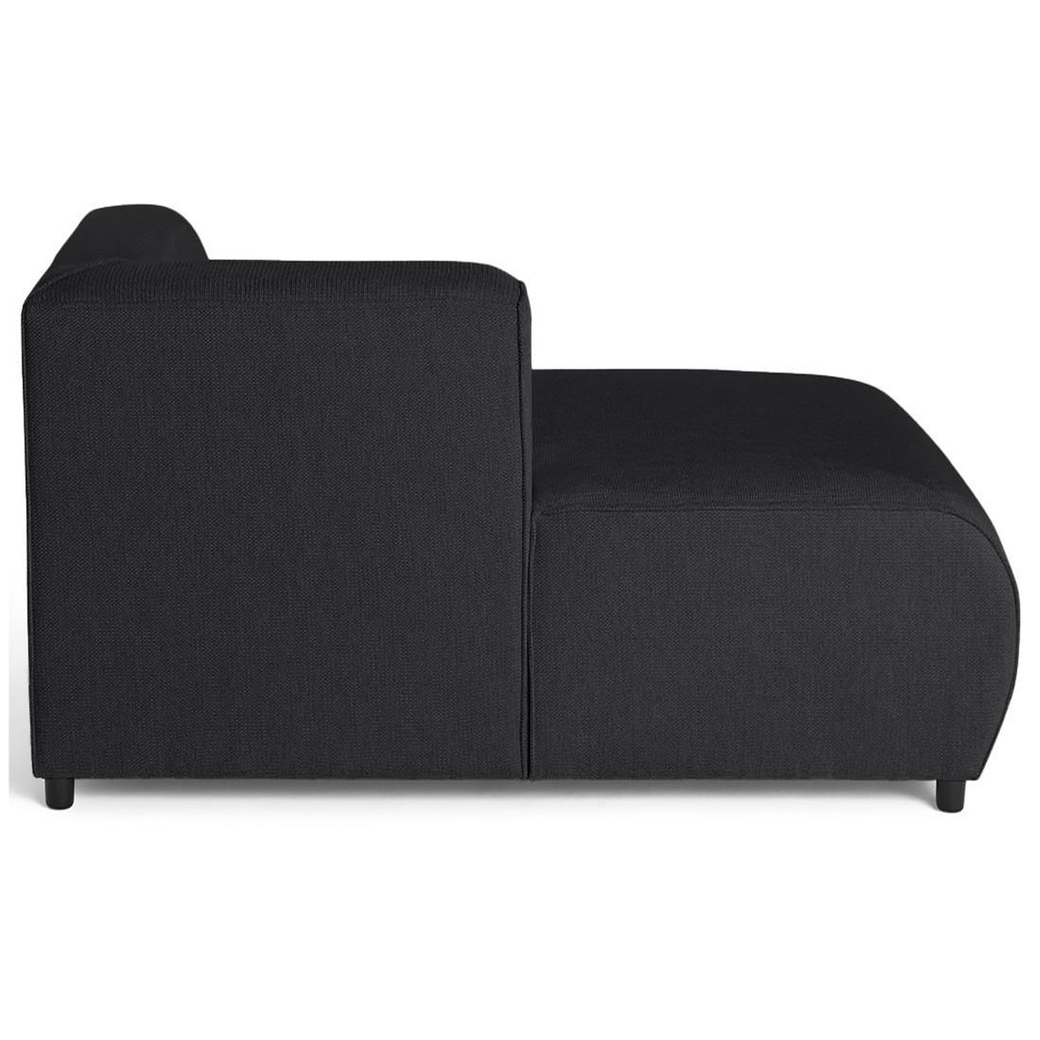 Voir la diapositive 6 : LISA DESIGN Suaro - module d'assise méridienne gauche en tissu texturé