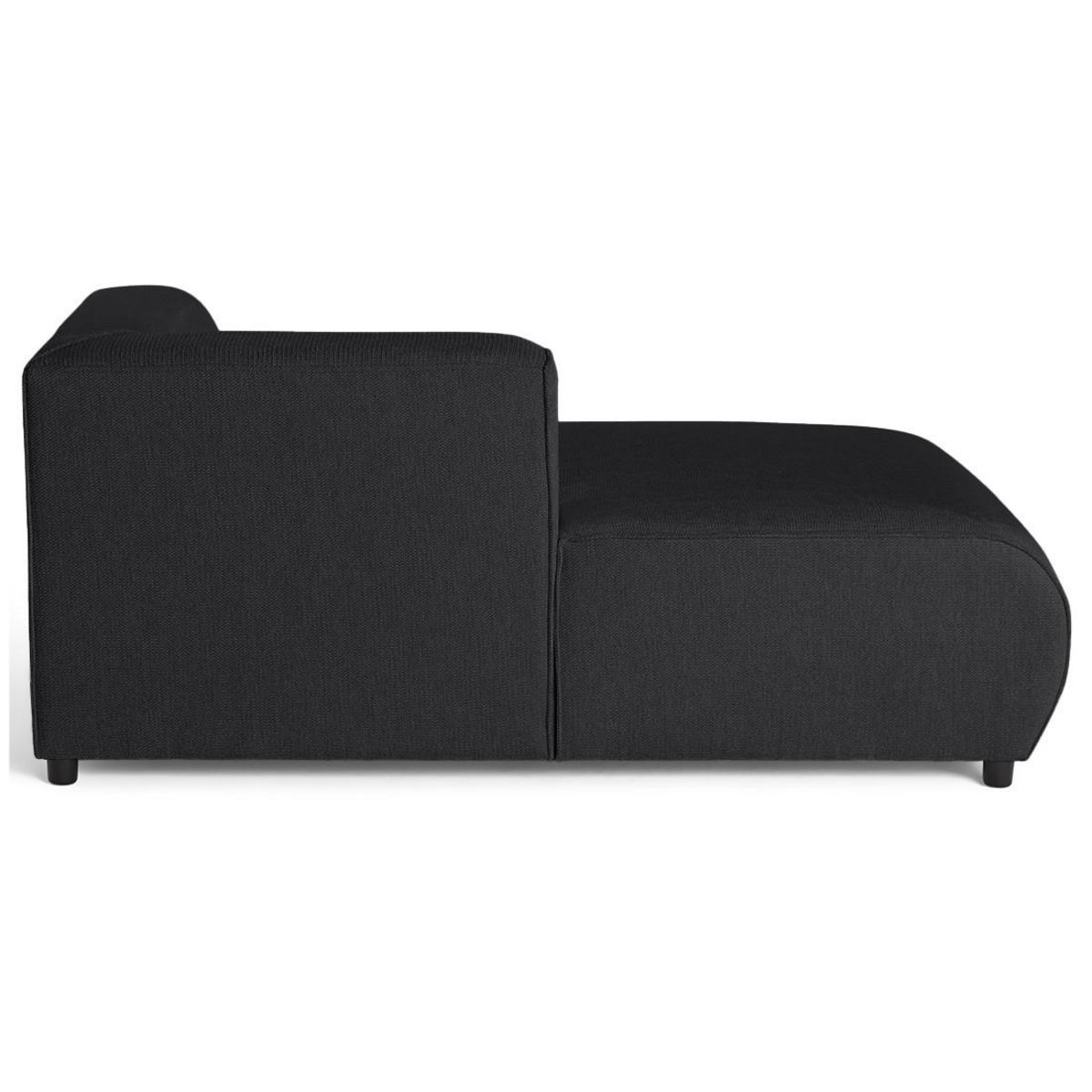 LISA DESIGN Suaro - module d'assise méridienne gauche en tissu texturé