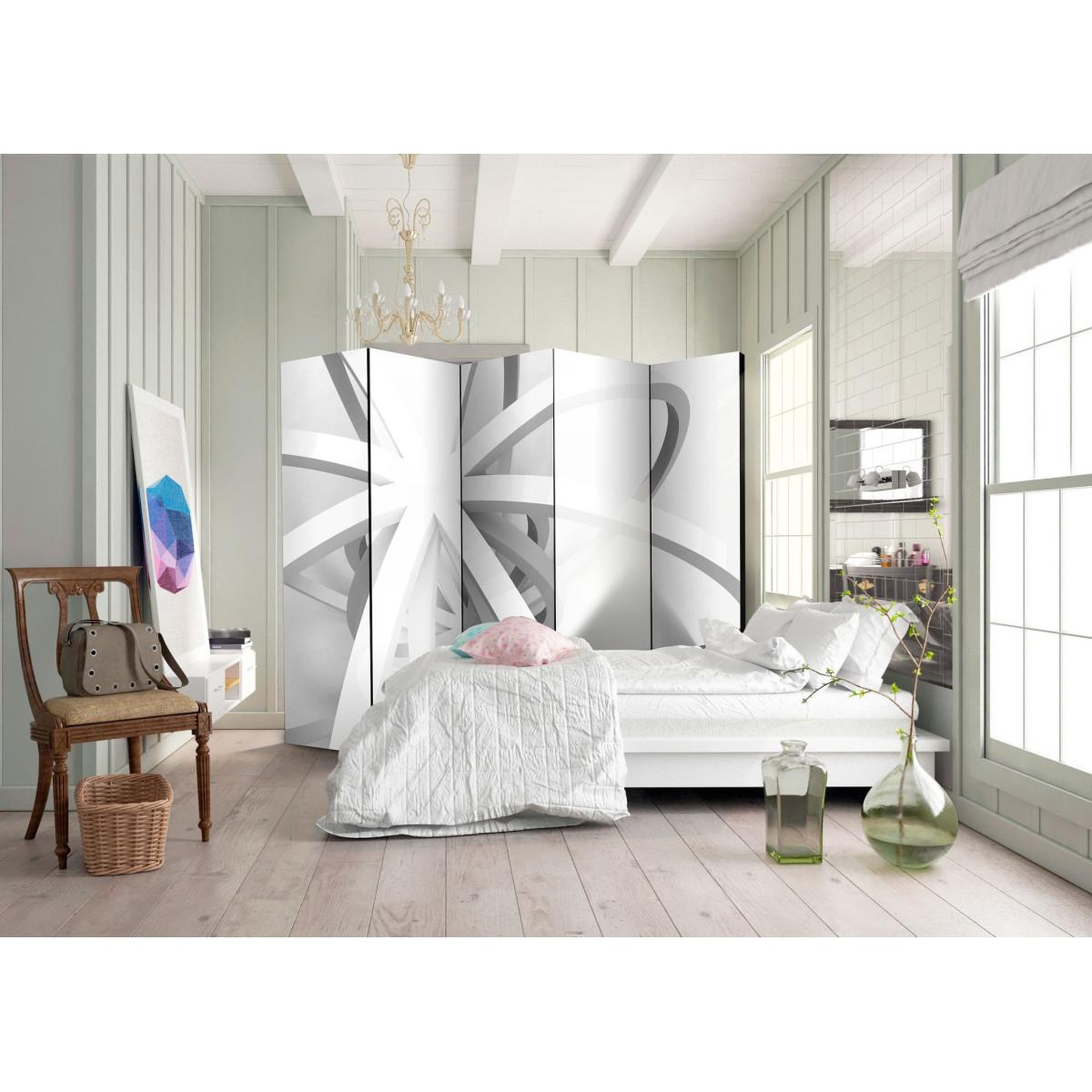 Voir la diapositive 2 : Paris Prix Paravent 5 volets   openwork form ii  172x225cm