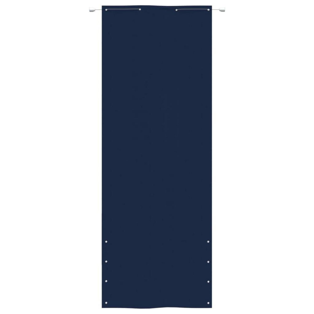 VIDAXL Ecran de balcon Bleu 80x240 cm Tissu Oxford