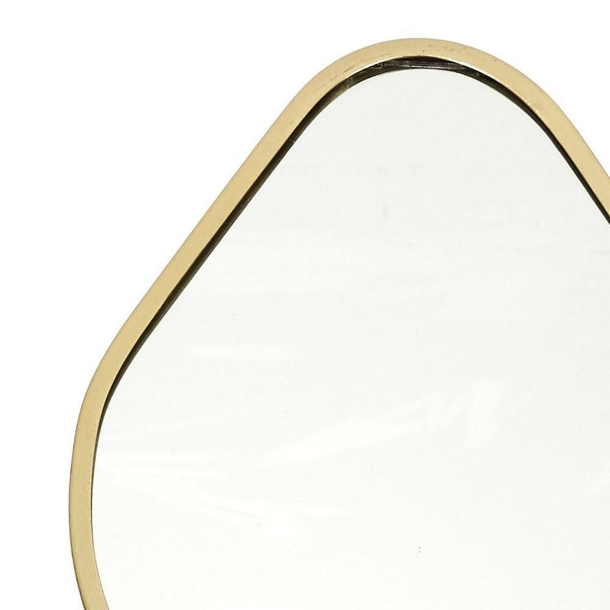 The Home Deco Factory Miroir contour déco doré losange