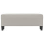 Voir la diapositive 3 : VIDAXL Banc Gris clair 100x35x41 cm Tissu microfibre