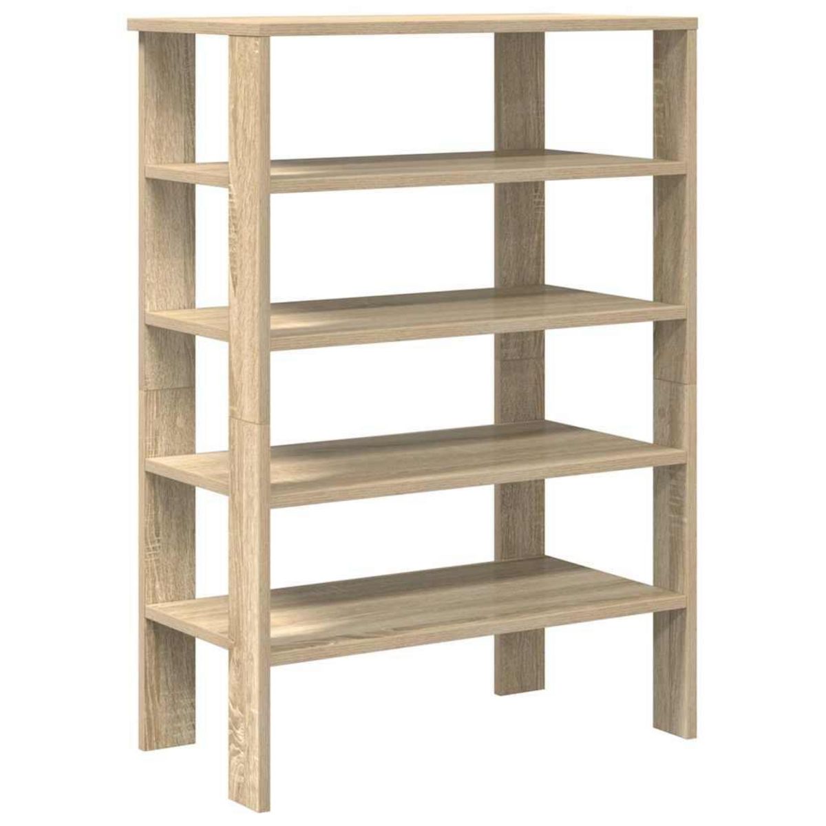 VIDAXL Etagere a chaussures chene sonoma 61x32x87,5 cm bois ingenierie