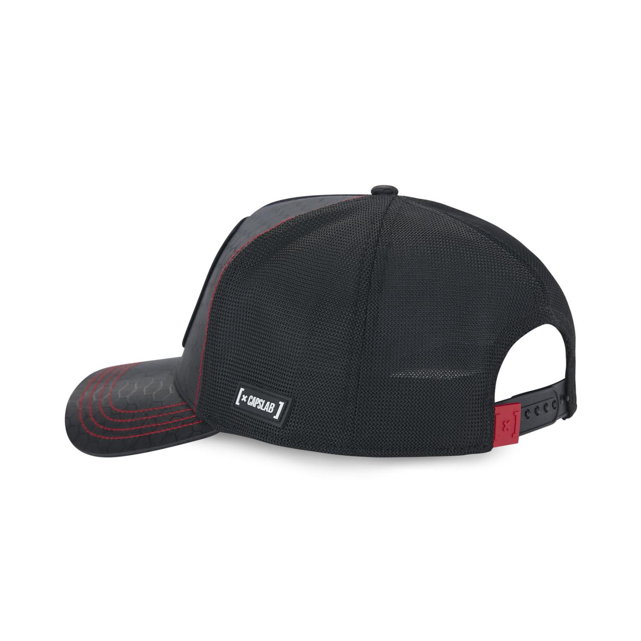Voir la diapositive 4 : CAPSLAB Casquette homme trucker en nid d'abeille Dc Comics Batman