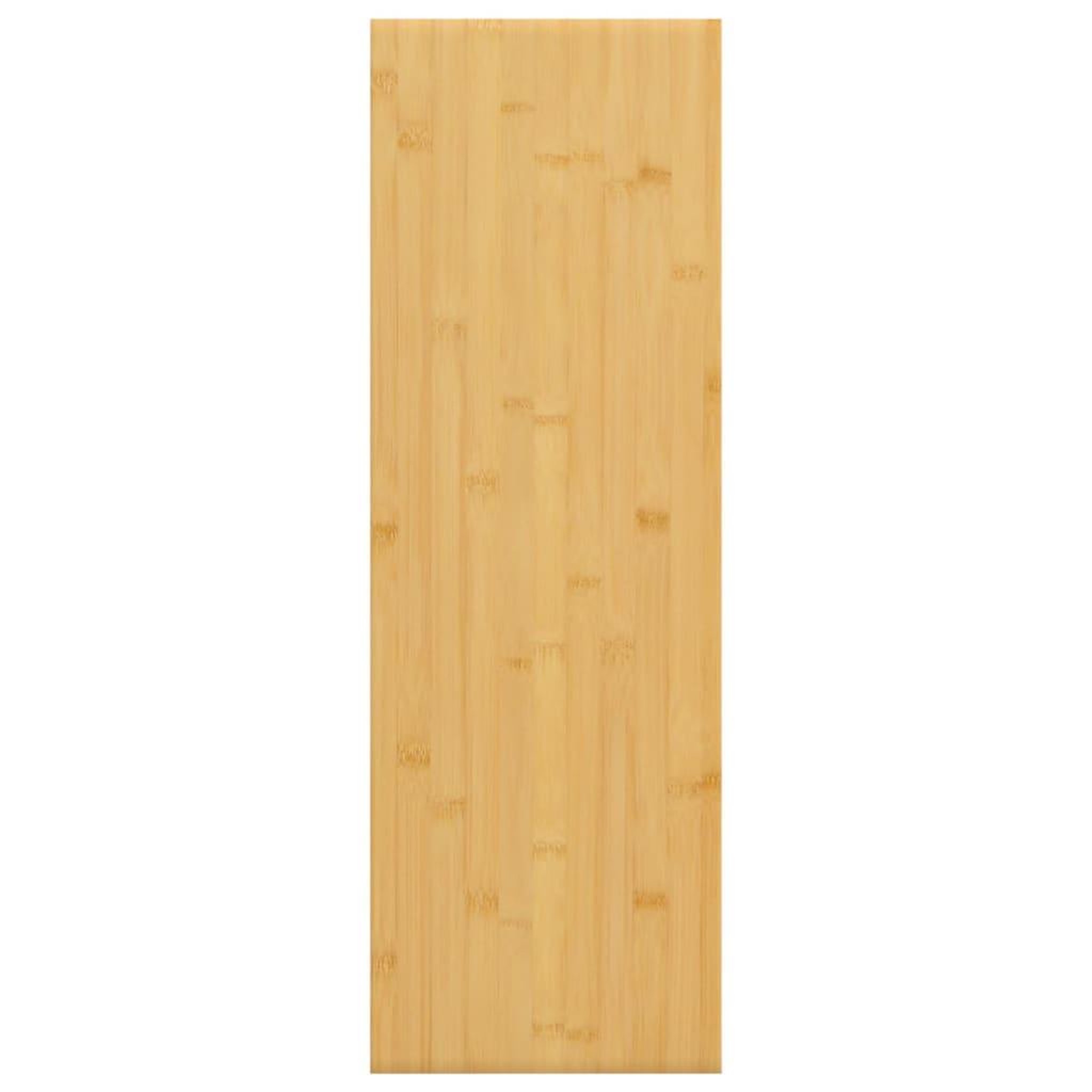 Voir la diapositive 2 : VIDAXL Etagere murale 60x20x1,5 cm bambou