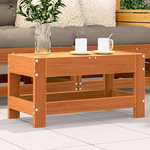 VIDAXL Repose-pied de jardin cire marron 62x30x32 cm bois pin massif