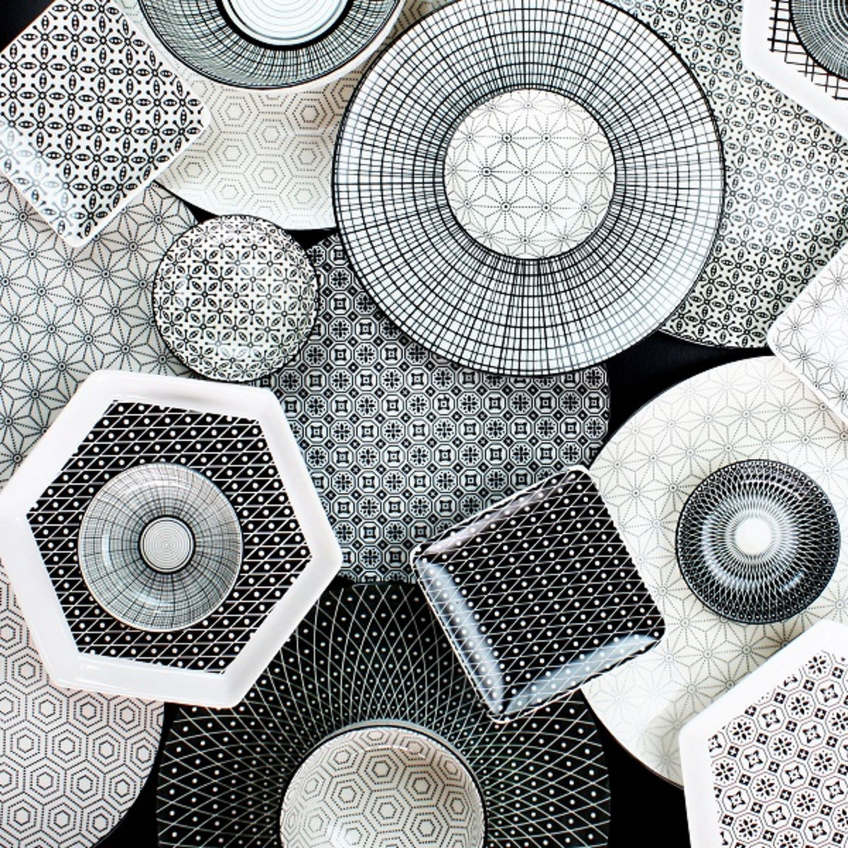 ARD TIME Service d'assiettes 18 pièces Porcelaine KOMAE