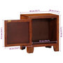 Voir la diapositive 6 : VIDAXL Table de chevet 40x30x45 cm bois d'acacia massif
