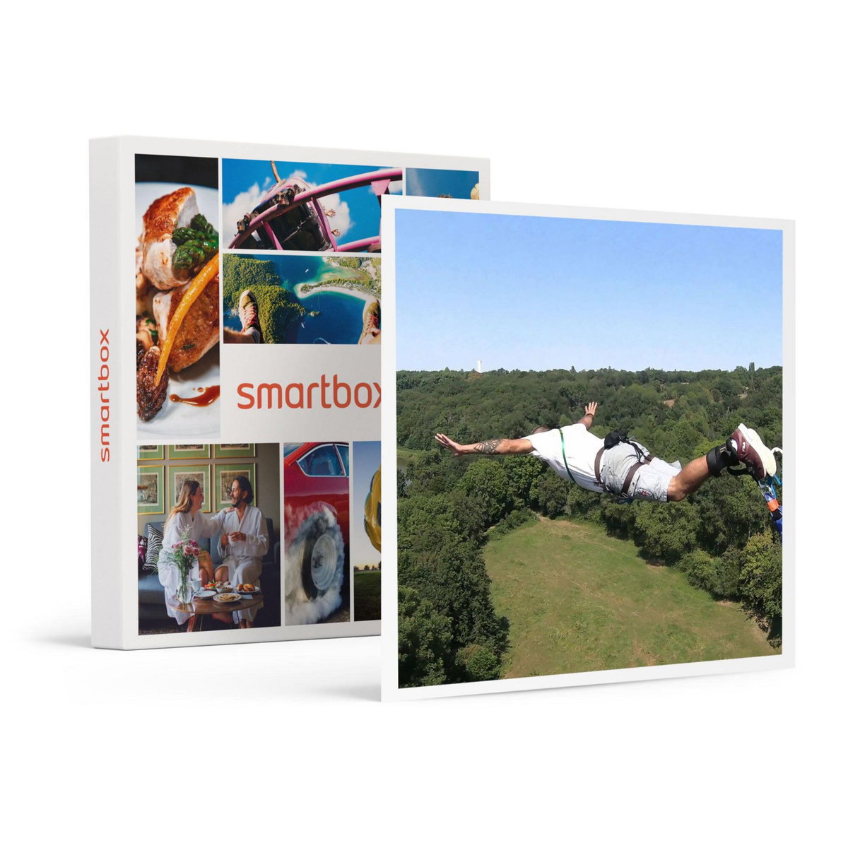 Smartbox Saut à l'élastique depuis le viaduc de Cluis près de Châteauroux pour 2 personnes - Coffret Cadeau Sport & Aventure