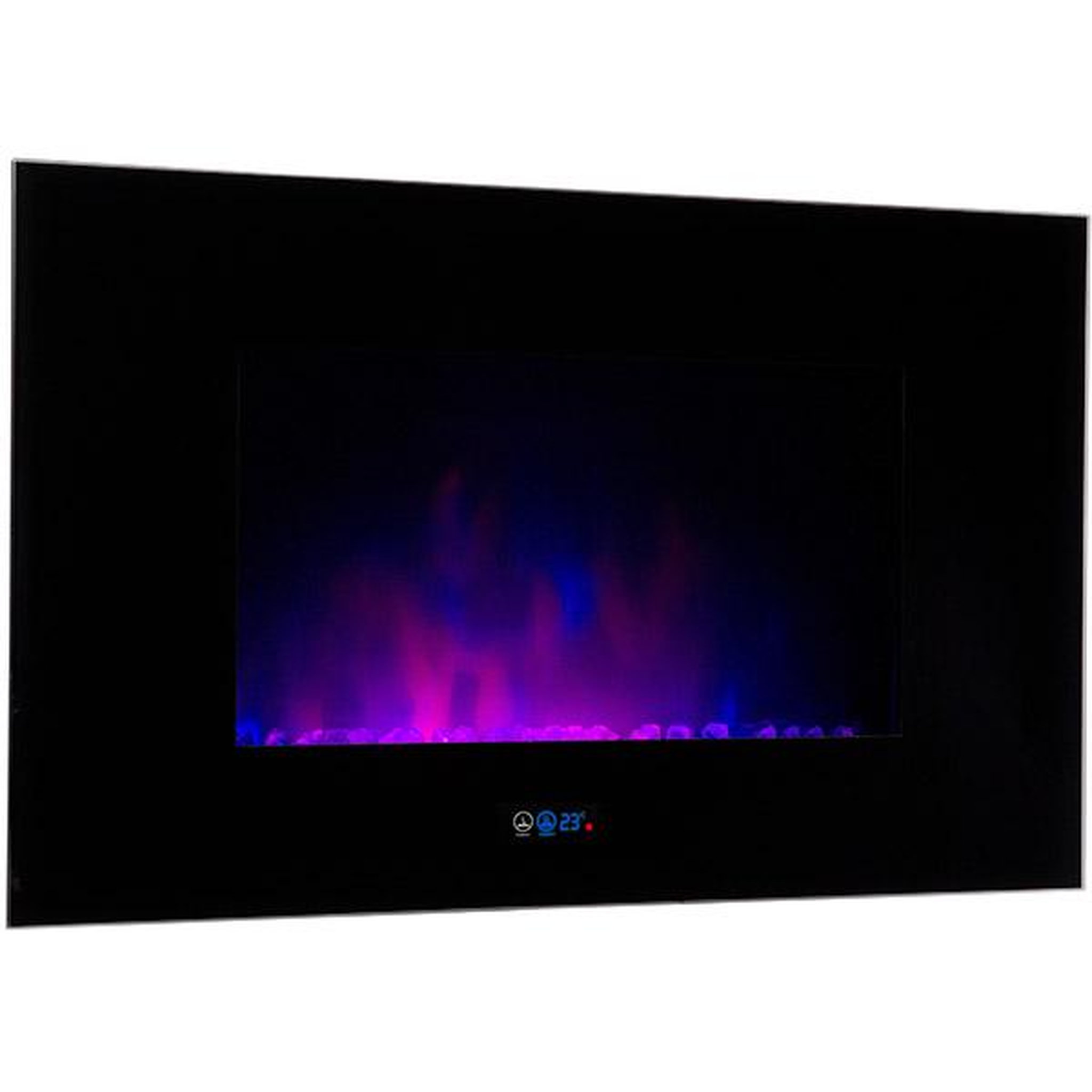 Voir la diapositive 6 : Chemin'arte Cheminée électrique 2000w avec télécommande - volcano
