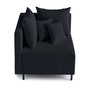 Voir la diapositive 1 : LISA DESIGN Edinburg - module d'assise d'angle gauche - en velours côtelé