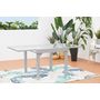 Voir la diapositive 3 : CONCEPT USINE Table de jardin extensible 8 places en aluminium MOLVINA