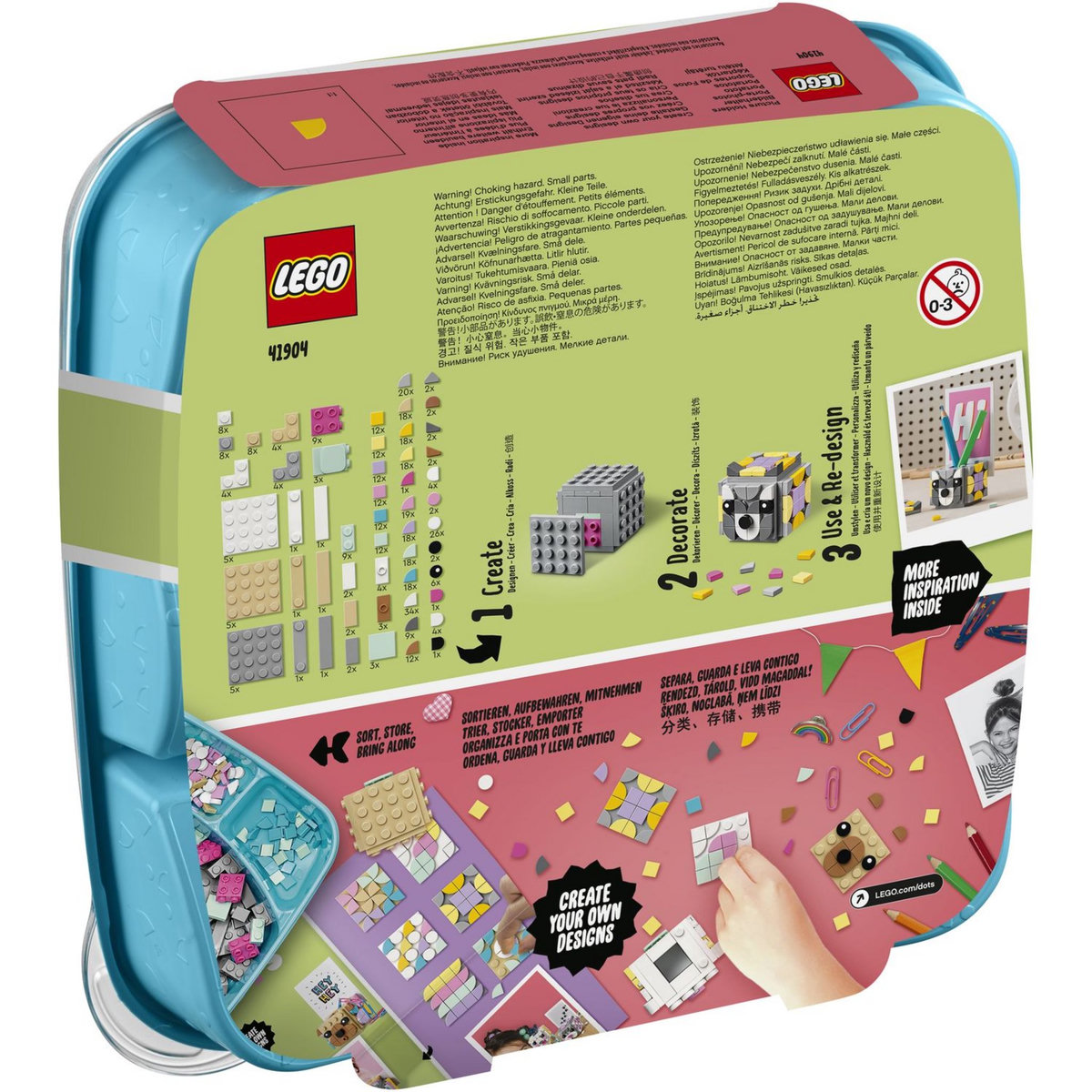 LEGO DOTS 41904 - Les cubes - photos Animaux