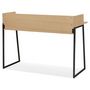 Voir la diapositive 4 : Paris Prix Bureau Design  Zélana  120cm Naturel & Noir