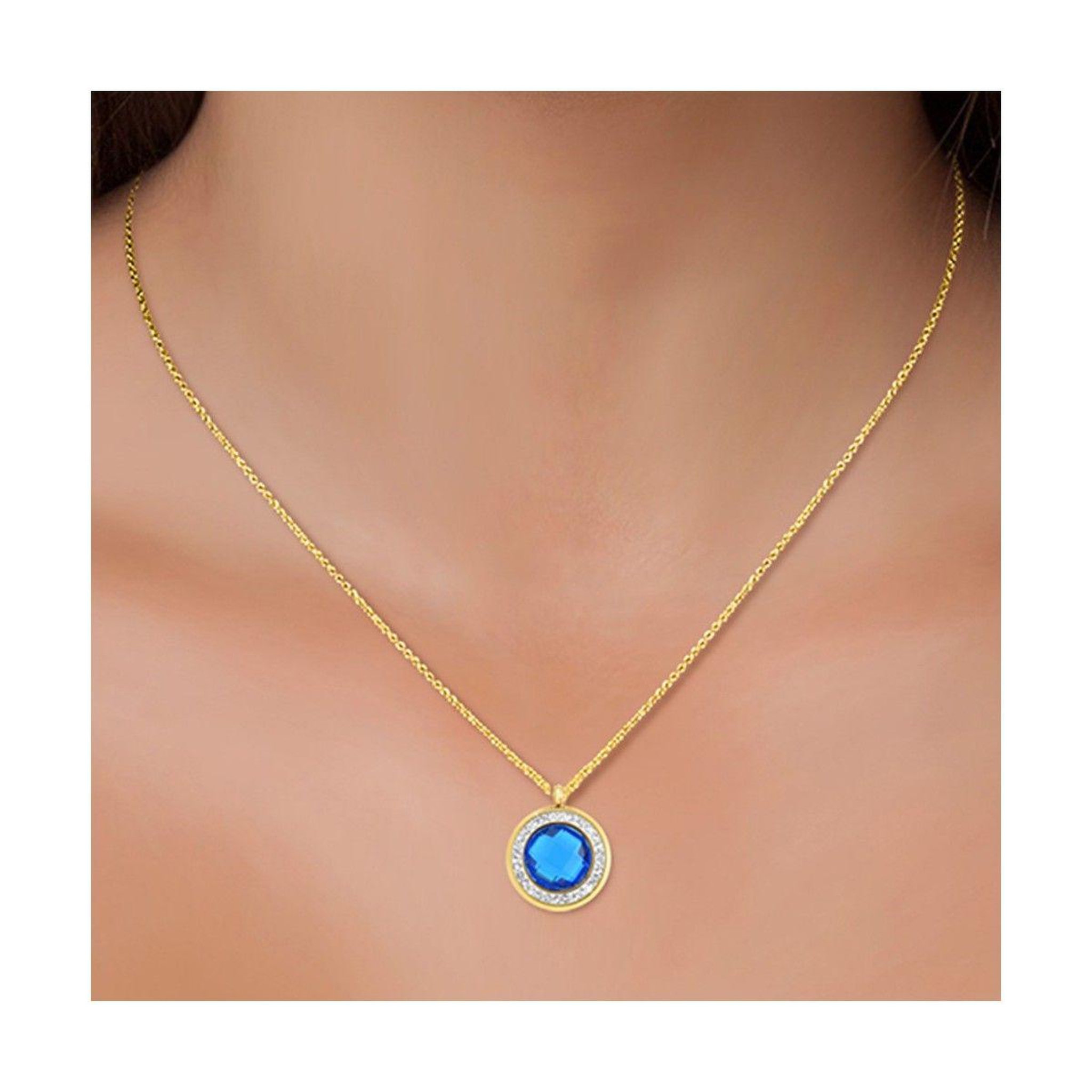 Voir la diapositive 2 : SC BOHEME Collier SC Bohème orné de cristaux scintillants
